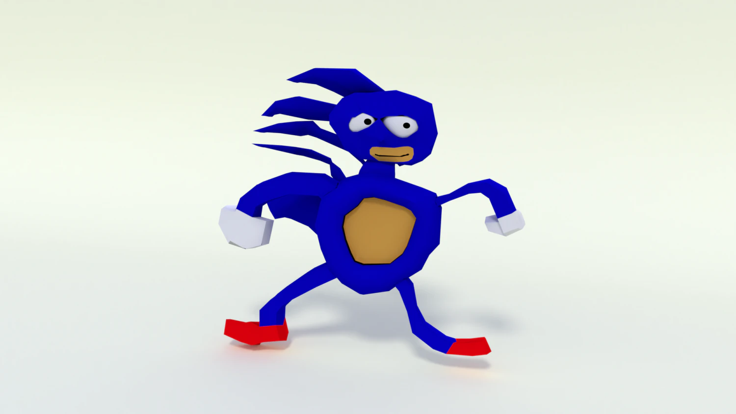 3d sanik - 3d sonic 3D Model .c4d .max .obj .3ds .fbx .stl .blend 