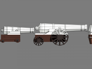 low poly pirate prop pack 3Dモデル