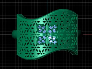 половина набору 3D Модель