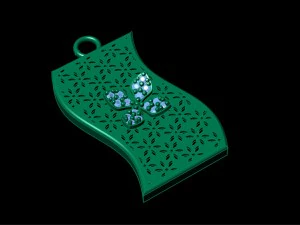 половина набору 3D Модель