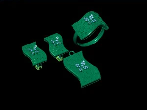 половина набору 3D Модель