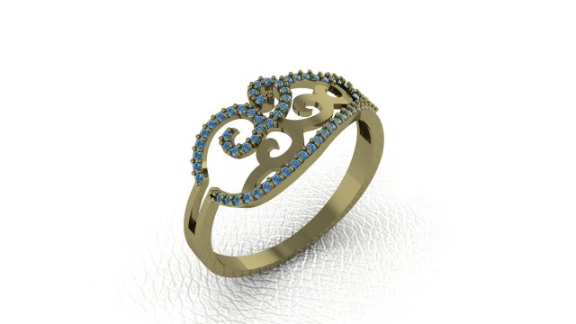 pierścień Model 3D .c4d .max .obj .3ds .fbx .stl .blend 