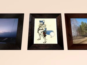 porta-retratos Modelo 3D