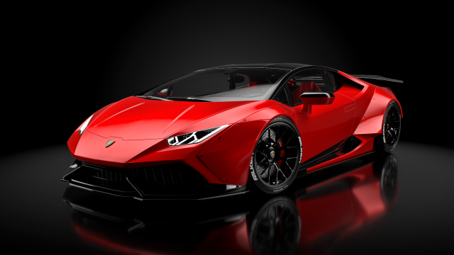 lamborghini huracan liberty walk 3D-Modell .c4d .max .obj .3ds .fbx .stl .blend 
