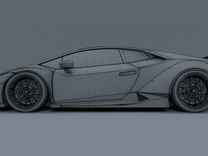 lamborghini huracan liberty walk 3D-Modell