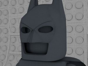lego batman minifigure Model 3D