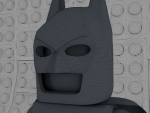 lego batman minifigure 3D Model