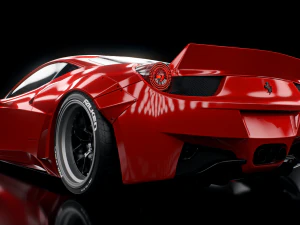 ferrari 458 italia liberty walk 3D Model
