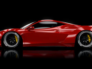 ferrari 458 italia liberty walk 3D Model