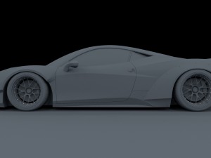 ferrari 458 italia liberty walk Modelo 3D