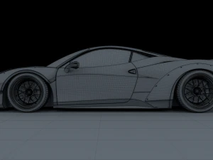 ferrari 458 italia liberty walk 3D Model