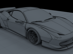 ferrari 458 italia liberty walk Modelo 3D
