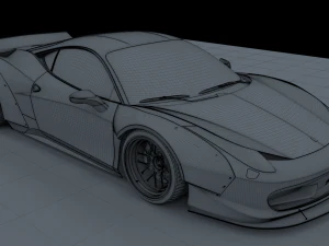 ferrari 458 italia liberty walk 3D Model