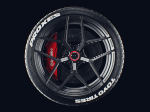 brixton forged pf-7 wheel Model 3D