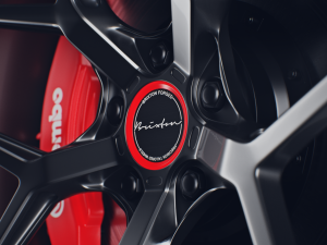 brixton forged pf-7 wheel Model 3D