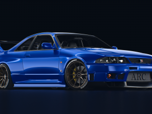 nissan gt-r r33 3D मॉडल