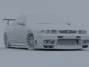 nissan gt-r r33 3D मॉडल