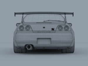 nissan gt-r r33 3D मॉडल