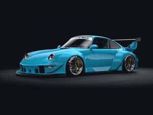 porsche 911 993 rwb Modelo 3D