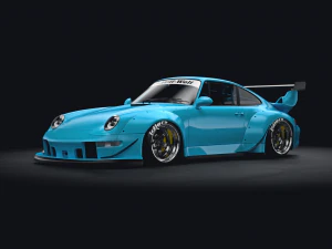 porsche 911 993 rwb 3D Model