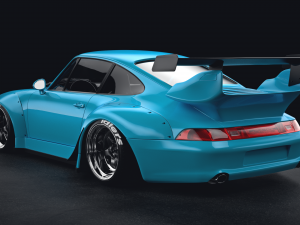 porsche 911 993 rwb Modelo 3D