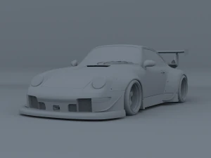 porsche 911 993 rwb 3D Model