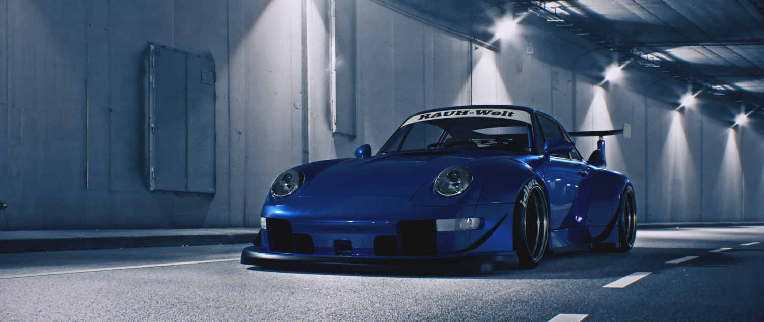 Porsche 911 993 Rwb 3d Model In Sport Cars 3dexport