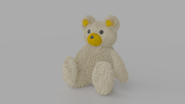 soft bear 3D Модель .c4d .max .obj .3ds .fbx .stl .blend 