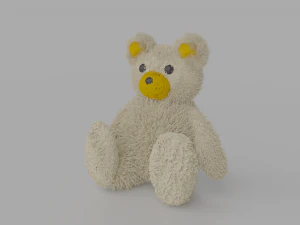 urso macio Modelo 3D
