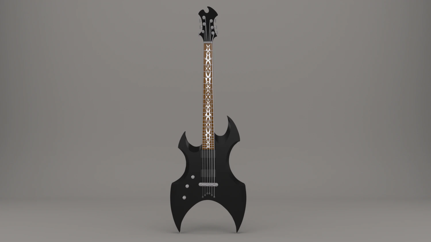 electro guitar esp ltd ax-50 3D Model .c4d .max .obj .3ds .fbx .stl .blend