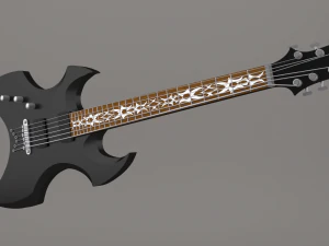 electro guitar esp ltd ax-50 3D Model
