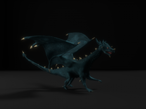 blue dragon 3D Модель
