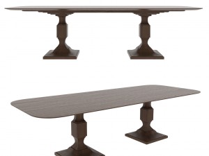 bernhardt haven dining table 3D-Modell