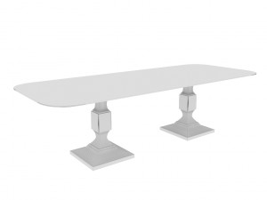 bernhardt haven dining table 3D-Modell