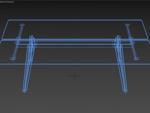 boconcept adelaide table Modèle 3D