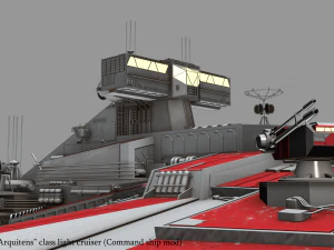 arquitens-class light cruiser 3D Model