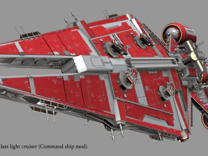 arquitens-class light cruiser 3D Model