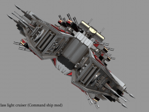 arquitens-class light cruiser 3D Model