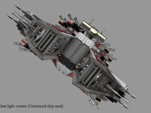 arquitens-class light cruiser 3D Model