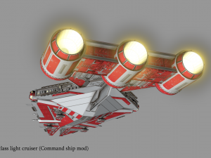 arquitens-class light cruiser 3D Model