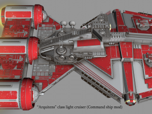 arquitens-class light cruiser 3D Model