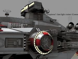 arquitens-class light cruiser 3D Model