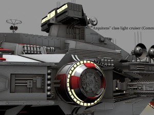 arquitens-class light cruiser 3D Model