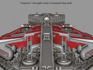 arquitens-class light cruiser 3D Model