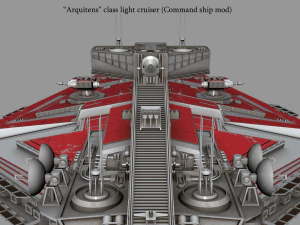 arquitens-class light cruiser 3D Model