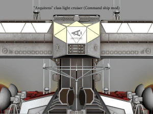 arquitens-class light cruiser 3D Model