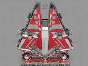 arquitens-class light cruiser 3D Model