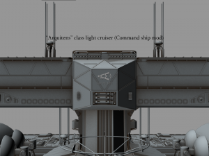 arquitens-class light cruiser 3D Model