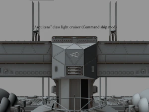 arquitens-class light cruiser 3D Model
