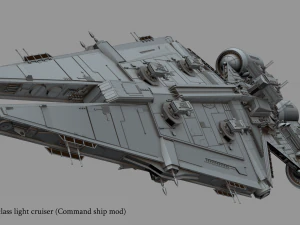 arquitens-class light cruiser 3D Model